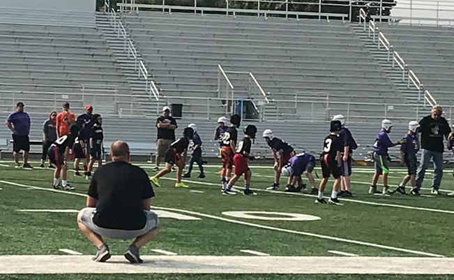 3rd and 4th grade Cardinals Flag Football